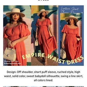 Chic Asymmetrical Coral Dress